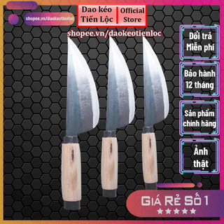 Dao bầu thép tấm size lớn bé dao rèn thủ công - Dụng cụ nhà bếp