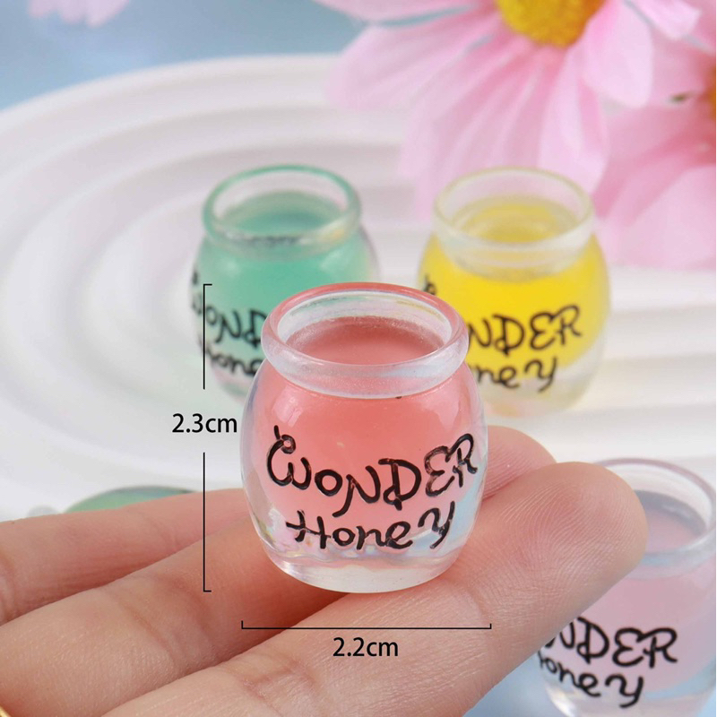 Charm phát sáng chai nước mini làm slime, đồ handmade, phụ kiện trang trí, phụ kiện búp bê