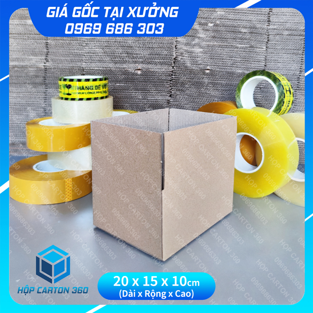 20x15x10 Hộp carton đóng hàng