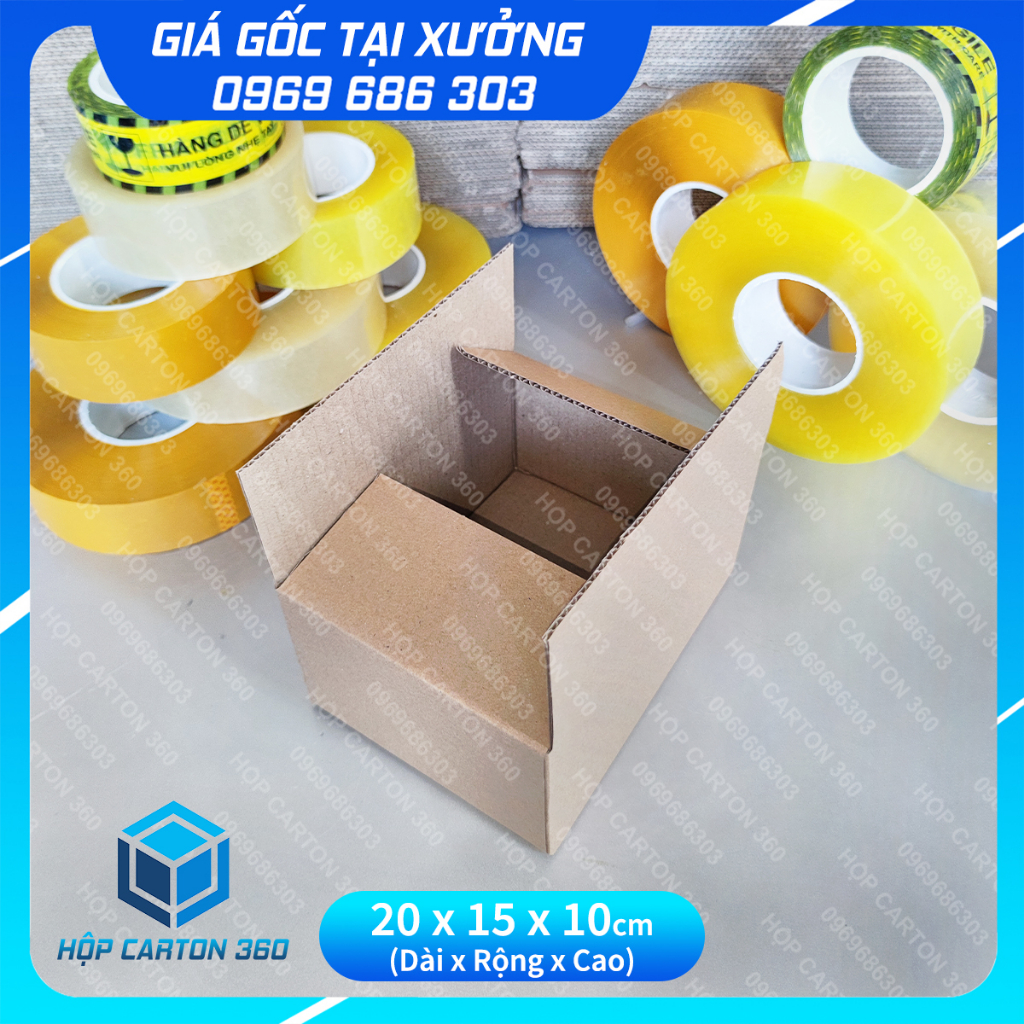 20x15x10 Hộp carton đóng hàng