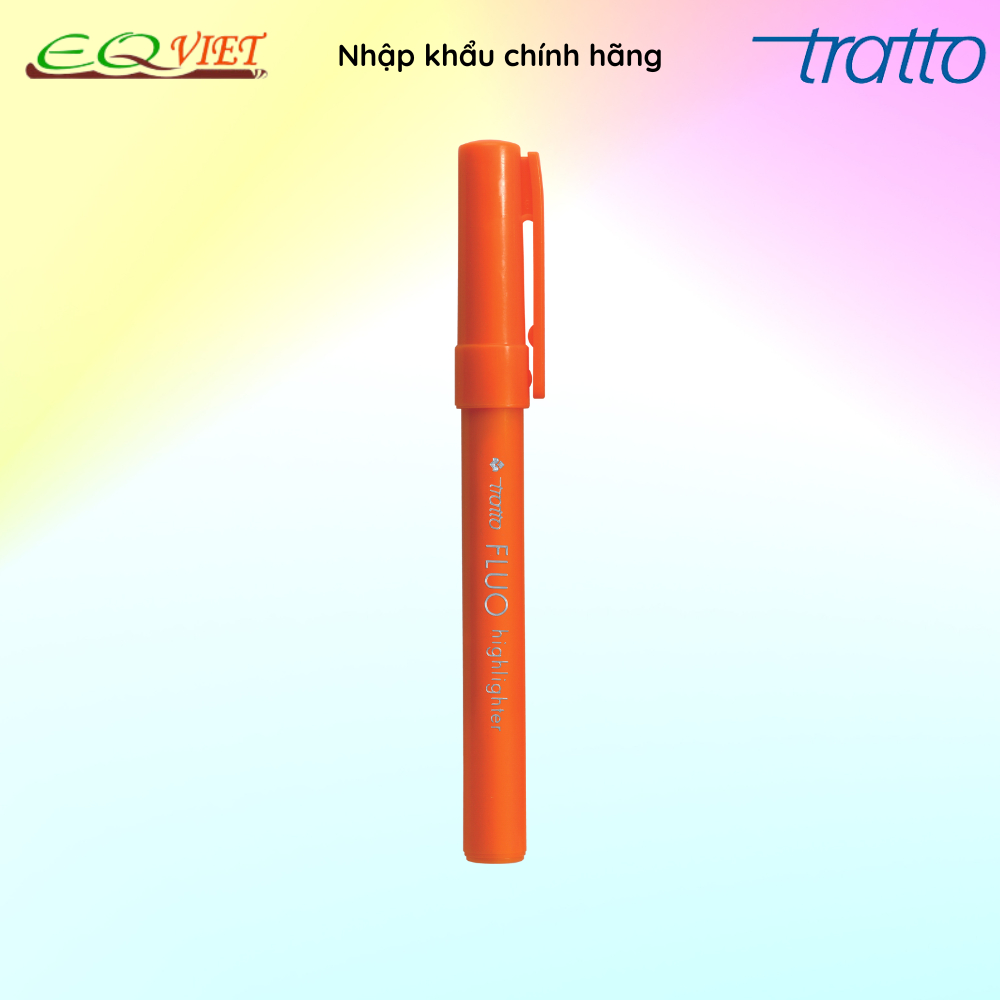 Bút nhớ dòng nhập khẩu Italy TRATTO Fluo Highlighter màu Cam 733003