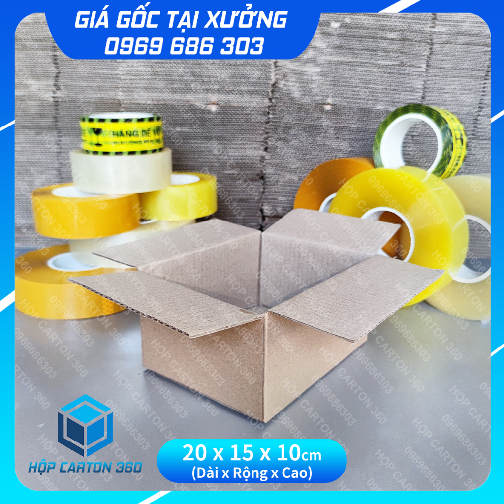 20x15x10 Hộp carton đóng hàng