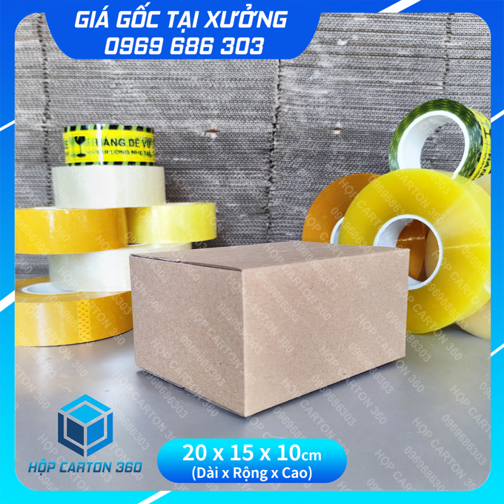 20x15x10 Hộp carton đóng hàng