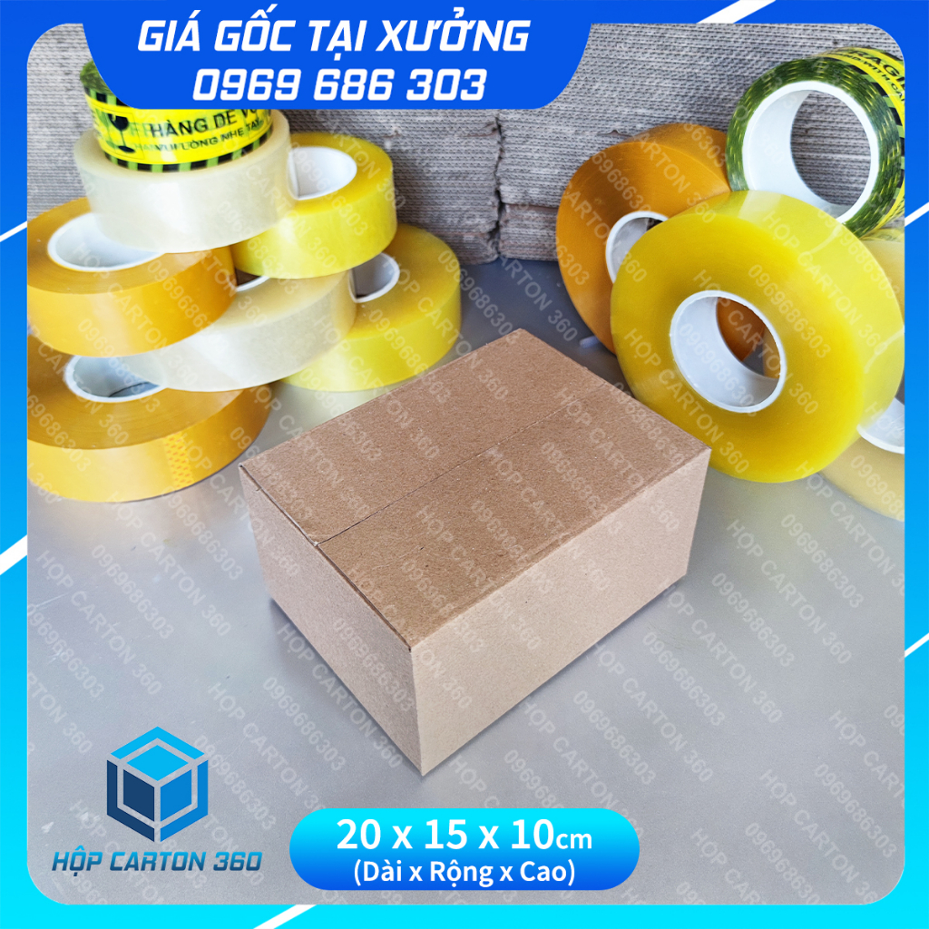20x15x10 Hộp carton đóng hàng