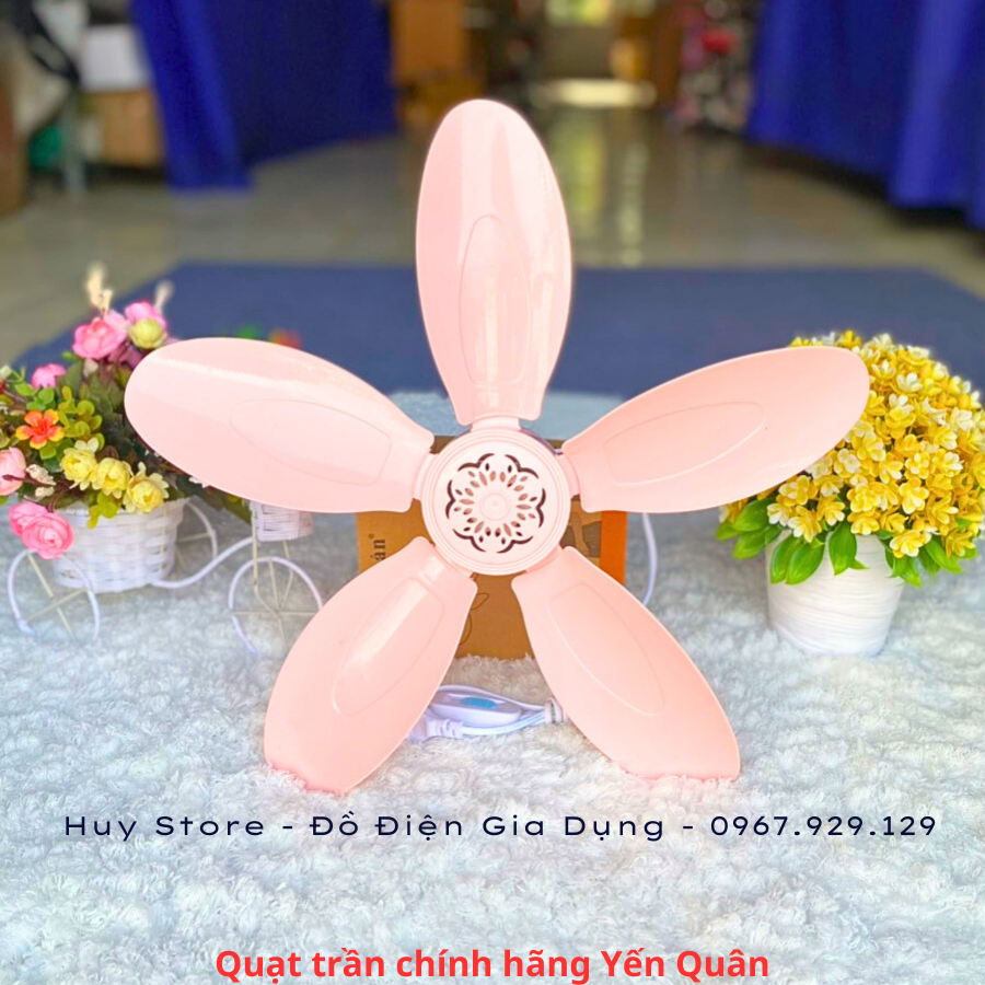 Quạt Trần Mini Yến Quân YQ-188 Nhỏ Gọn Tiện Lợi,  Quạt Trần treo màn Mini Phương Bằng HY-850 5 Cánh Siêu Mát Huy Store | BigBuy360 - bigbuy360.vn