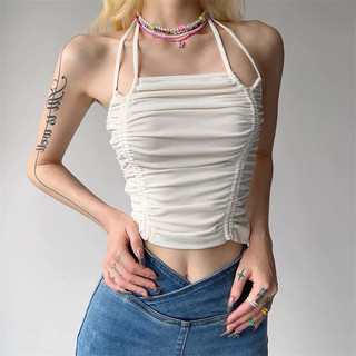 Áo hai dây nhún, cổ yếm sexy, Lipeo.store