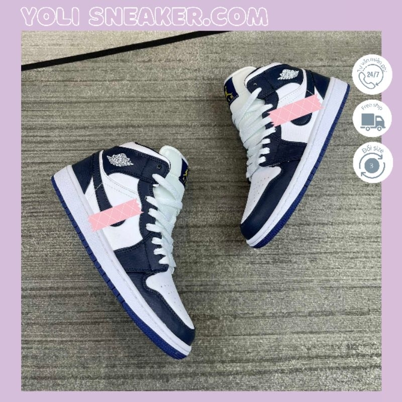 xanh than cao 1:1 Giày Thể Thao Sneaker Nam Nữ