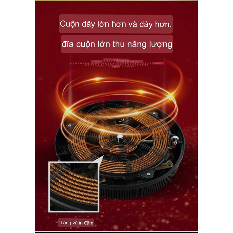 BẾP TỪ ĐƠN ÂM BÀN - 2200w