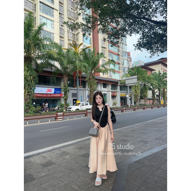 SET ÁO ZIP U KÈM CHÂN VÁY ĐŨI DÁNG DÀI | by25.housing