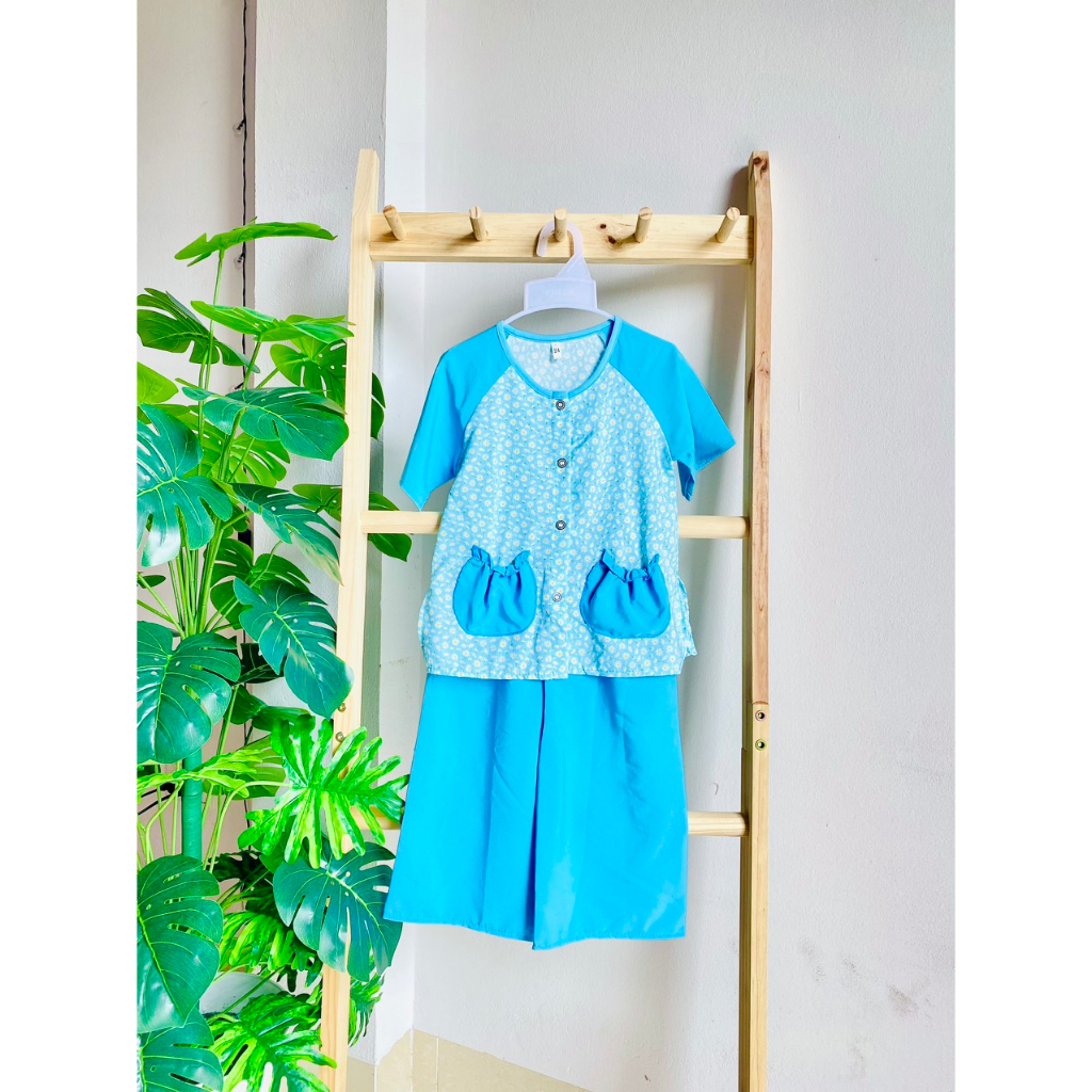 Quần áo bé gái- Bà ba cho bé gái kiểu dáng siêu cưng