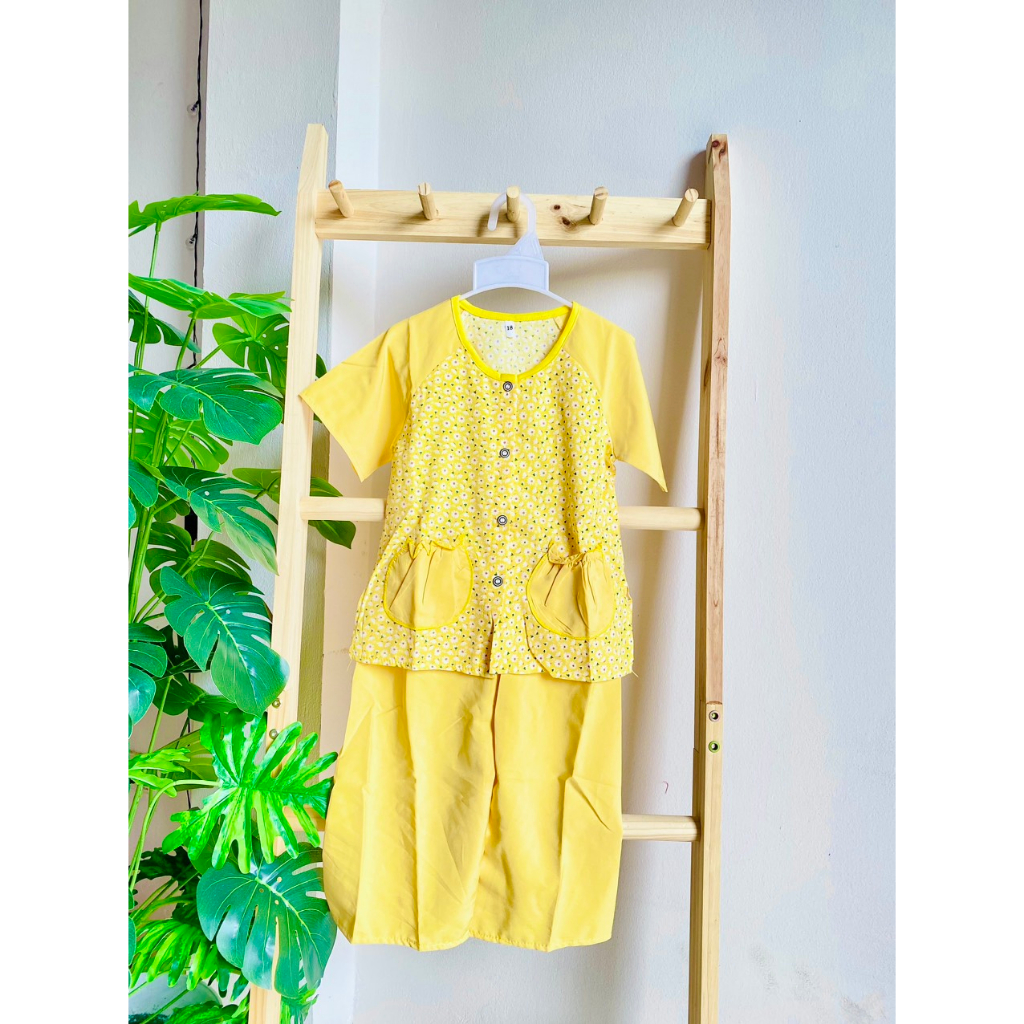 Quần áo bé gái- Bà ba cho bé gái kiểu dáng siêu cưng