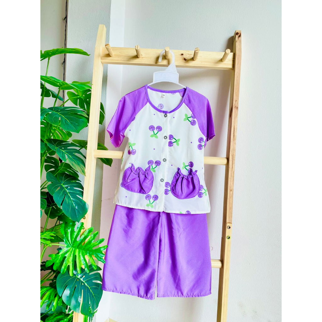 Quần áo bé gái- Bà ba cho bé gái kiểu dáng siêu cưng