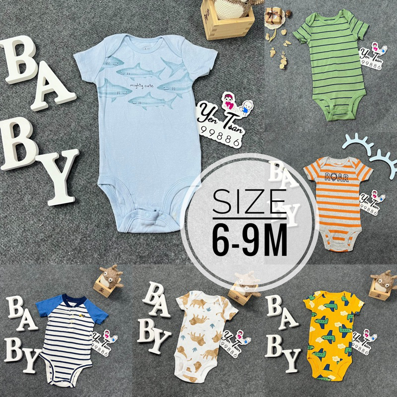 Bodysuit Carter, Bodychip Cộc Tay Xuất Dư Xịn Mix Các Hãng