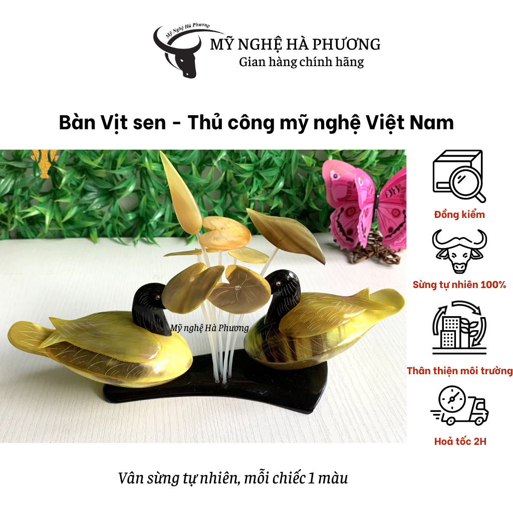 Bàn Vịt sen – Thủ công mỹ nghệ Việt Nam
