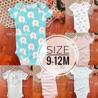 Size 9-12m (8-9,5kg) Bodysuit Carter tay ngắn, Body chip Cộc Tay cho bé gái, Xuất Dư Xịn Mix Các Hãng