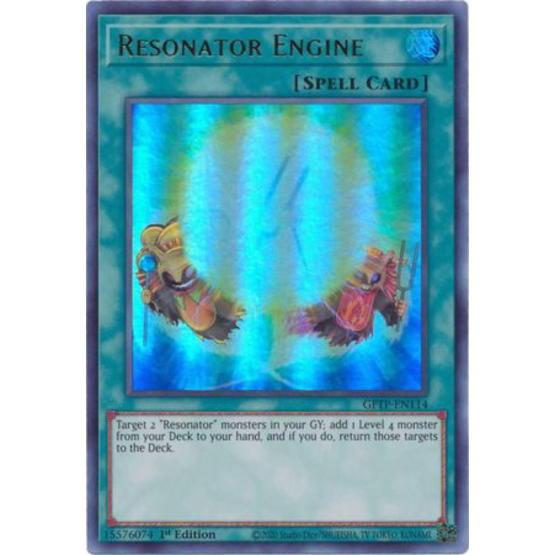 Resonator Engine - GFTP-EN114 - Ultra Rare 1st Edition