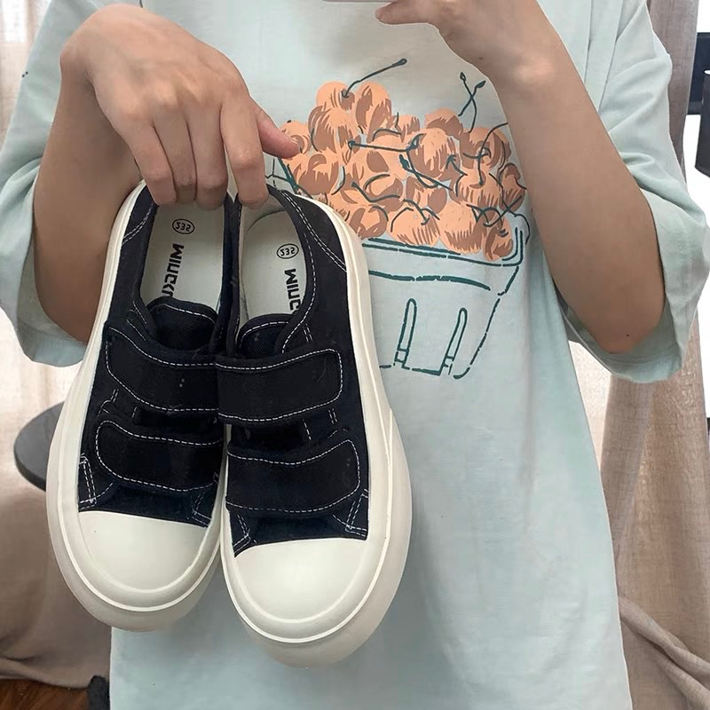 Giày bât vải nữ học sinh ,giày  CVSS mẫu mới dáng xinh 3 màu siêu hót