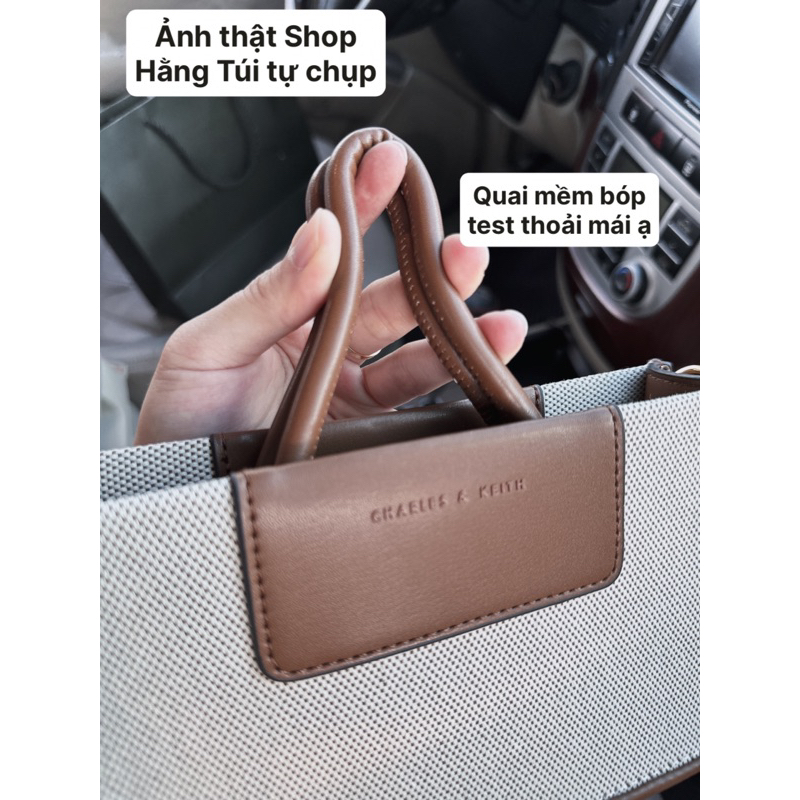 Túi Vải Nỉ CcKk size 21cm KO hộp