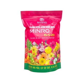 Phân bón kích ra hoa, ra trái, nuôi hoa, nuôi trái - minro npk 15-5-20