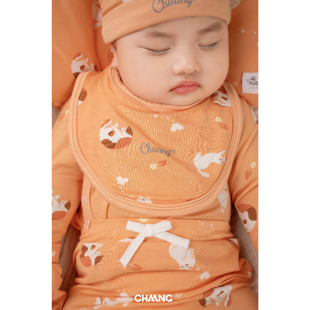Chang Mèo yếm cho bé sơ sinh SS23