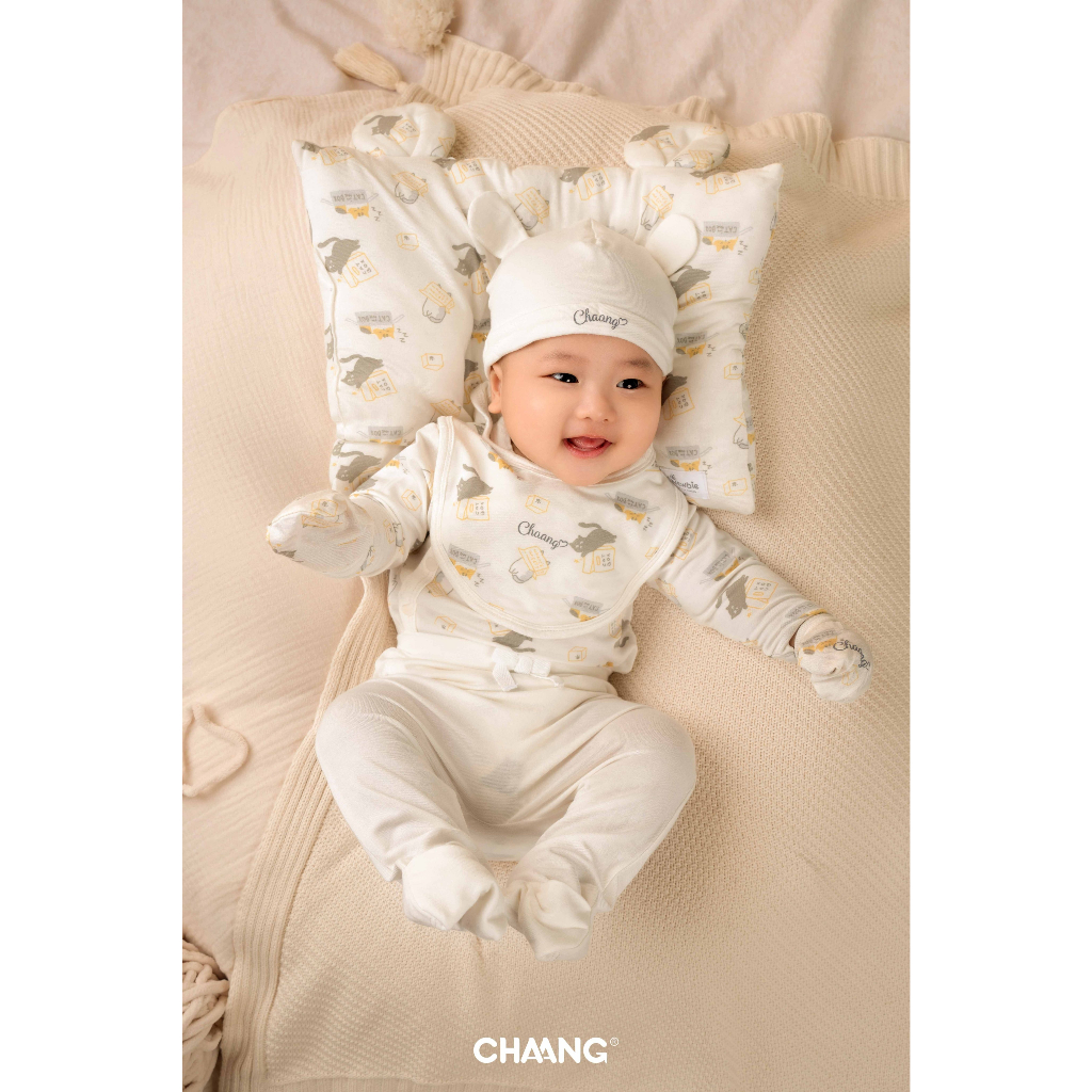 Chang Mèo yếm cho bé sơ sinh SS23