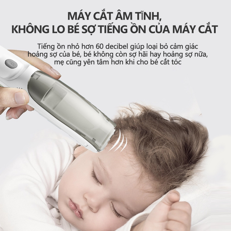 [Einmilk.ân ninh] Tông đơ cắt tóc bé máy chạy êm không gây ồn HCV22