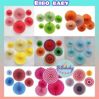 Hoa quạt giấy trang trí sinh nhật - BiBo baby