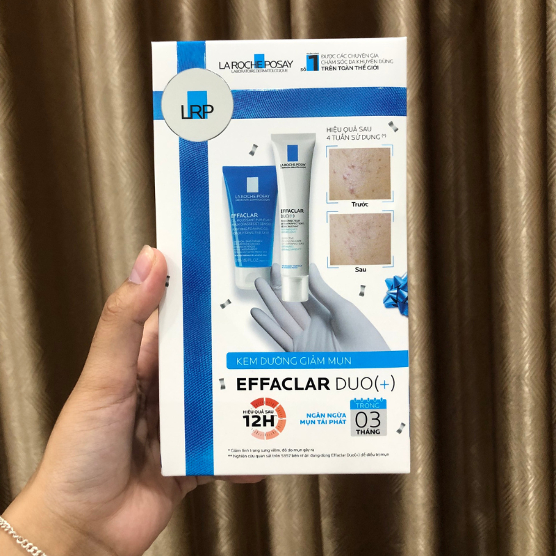 Kem dưỡng Duo+ Giảm Mụn la Roche Posay Effaclar Duo+ gel 15ml - 40ml
