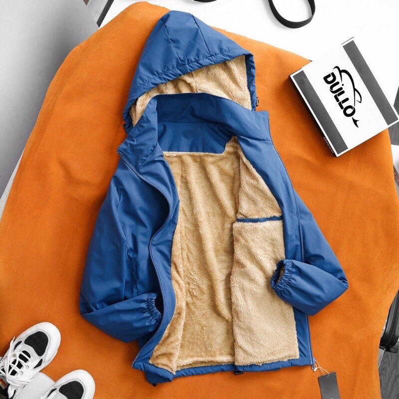 Áo khoác nam nữ lót lông 2 lớp