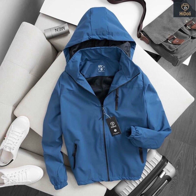 Áo khoác gió nam nữ tráng bạc 2 lớp