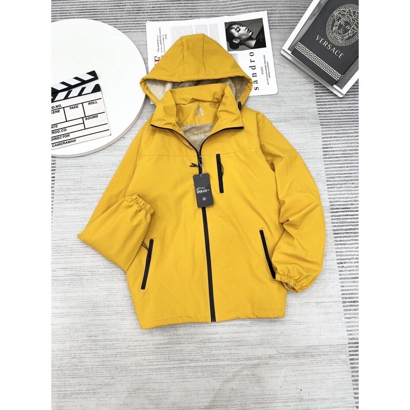 Áo khoác nam nữ lót lông 2 lớp