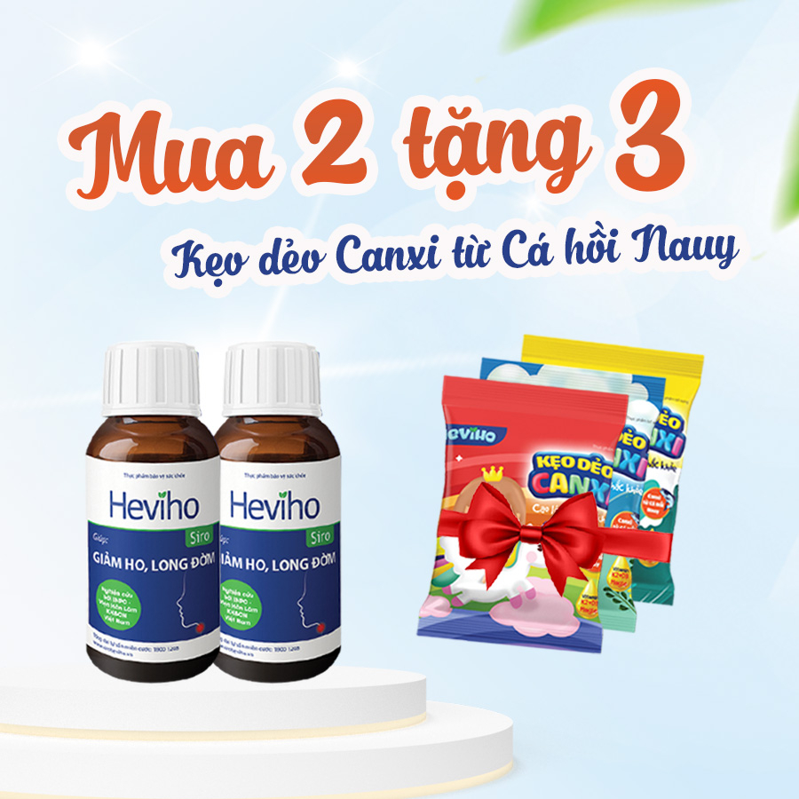 Heviho Thái Minh - Hỗ trợ giảm ho từ thảo dược - Viên uống và siro ho