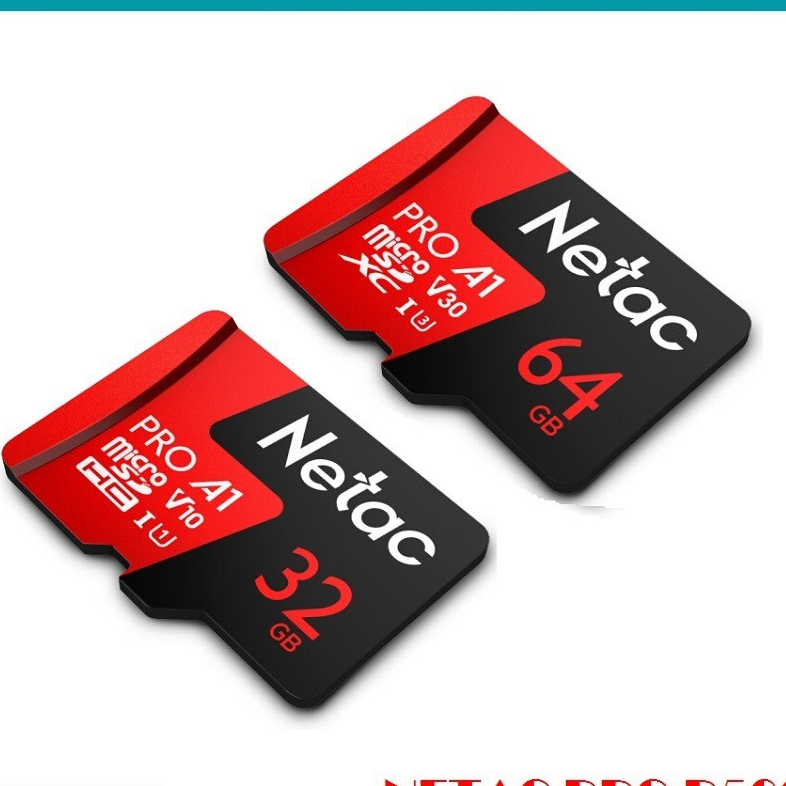 Thẻ nhớ MicroSD Netac Pro 32GB 64GB Mới Chính Hãng Fullbox
