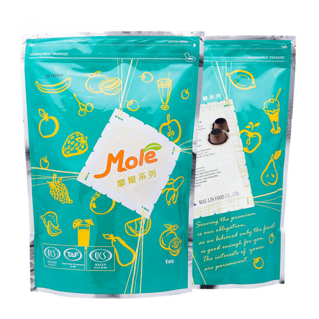 Bột pudding Mole 1kg nhiều mùi vị