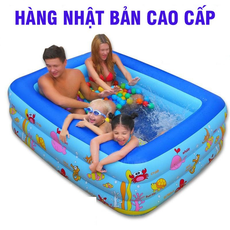 Bể Bơi, Phao Bơi Cho Bé, Gia Đình 2m6 3 Tầng, 2m1 3 Tầng, 1m8 3 Tầng, 1m5 3 Tầng, 1m3 3 Tầng