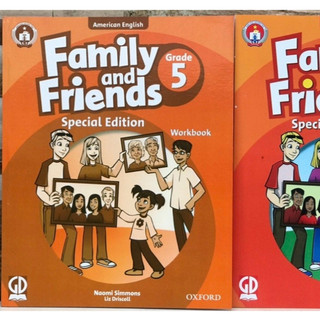 Toys, Family and Friends 5 cuốn workbooks.