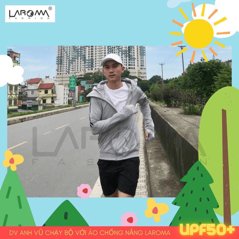 Áo chống nắng nam 2 lớp viền tay