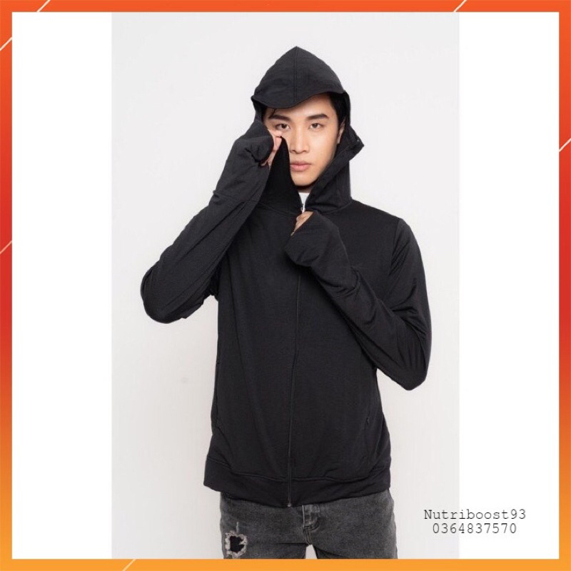 Áo chống nắng nam 1 lớp, chất liệu thông hơi hạt xoàn