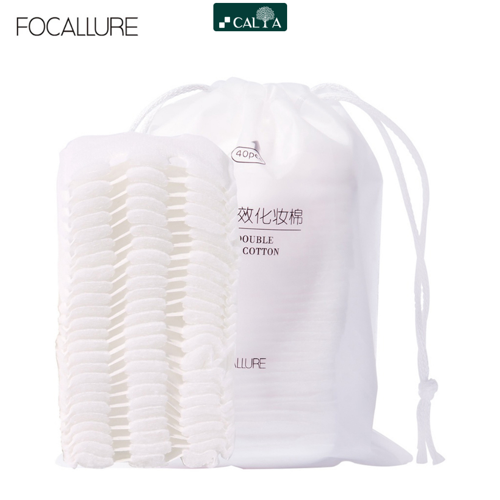 Bông Tẩy Trang Focallure Mềm Mịn - Focallure Cotton Pads 40 Miếng