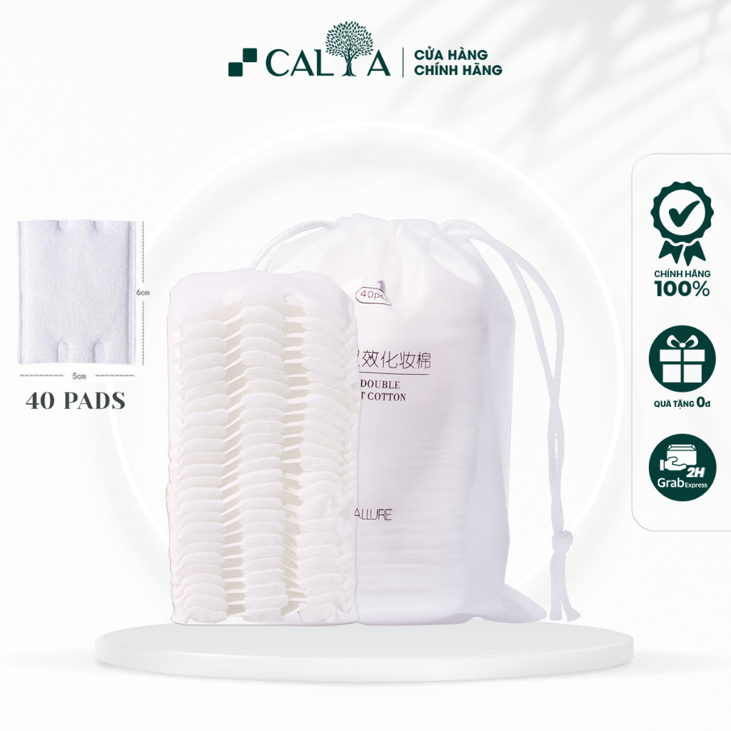 Bông Tẩy Trang Focallure Mềm Mịn - Focallure Cotton Pads 40 Miếng