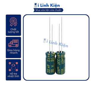 Tụ hóa 50v 22uf 5x11mm tần số cao chất lượng tốt.