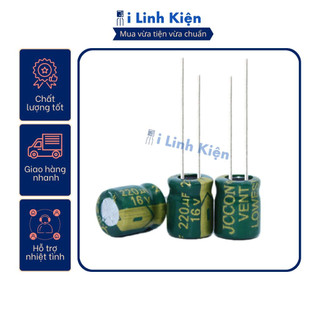 Tụ hóa 16v 220uf 6x11mm tần số cao chất lượng tốt.