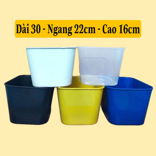 Khay nhựa nuôi cá 7l kích thước 3016 nhiều màu