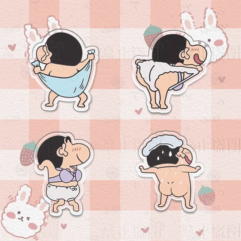 Beautycoco🍊Ghim Cài Áo Bằng Acrylic Hình Cậu Bé Bút Chì Shin-Chan Dễ Thương