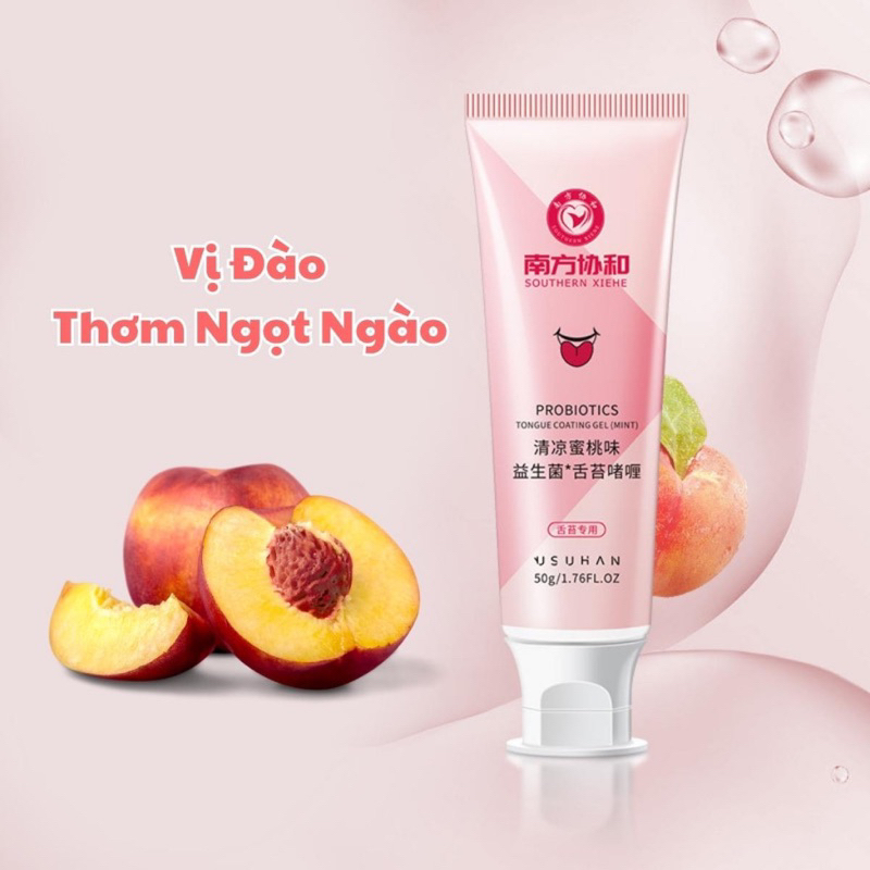 Combo KEM BÀN CHẢI đánh rưa lưỡi gel rưa lưỡi loại bỏ mảng bám làm sạch răng miệng nội địa Trung