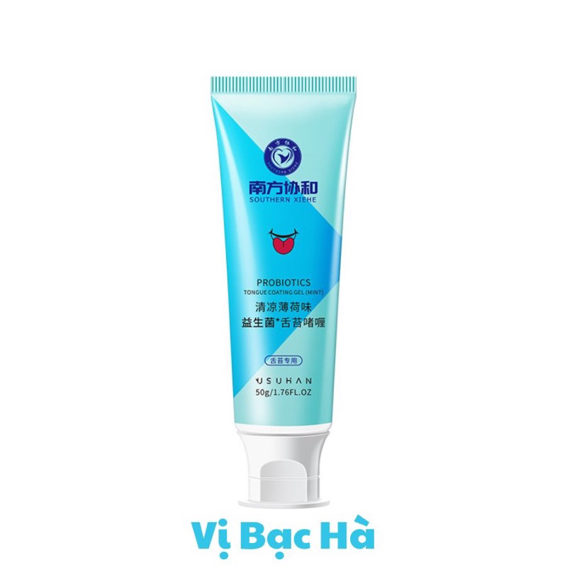 Combo KEM BÀN CHẢI đánh rưa lưỡi gel rưa lưỡi loại bỏ mảng bám làm sạch răng miệng nội địa Trung