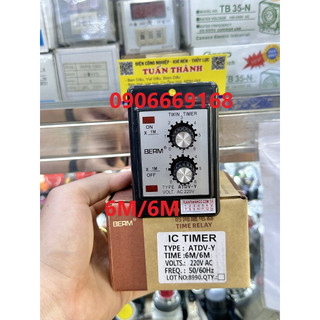 [BERM] Timer Relay Thời Gian BERM ATDV-Y ( TẶNG ĐẾ )