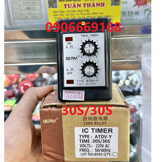 [BERM] Timer Relay Thời Gian BERM ATDV-Y ( TẶNG ĐẾ )
