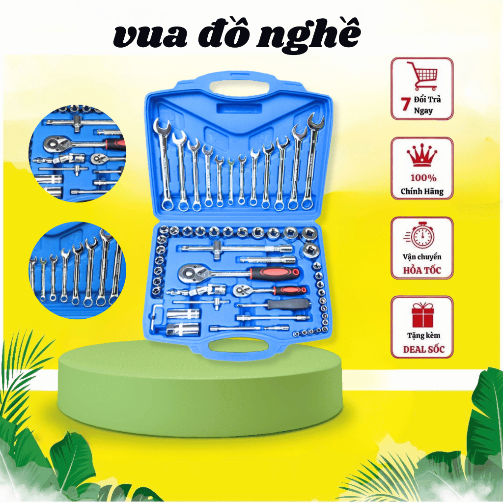 Bộ dụng cụ sửa chữa 61 chi tiết Đài Loan ( GOOD KING )