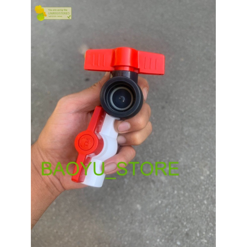 Van khoá nước giá tốt  màu đen , màu trắng Ø20, Ø25, Ø32, Ø40 cho bể cá